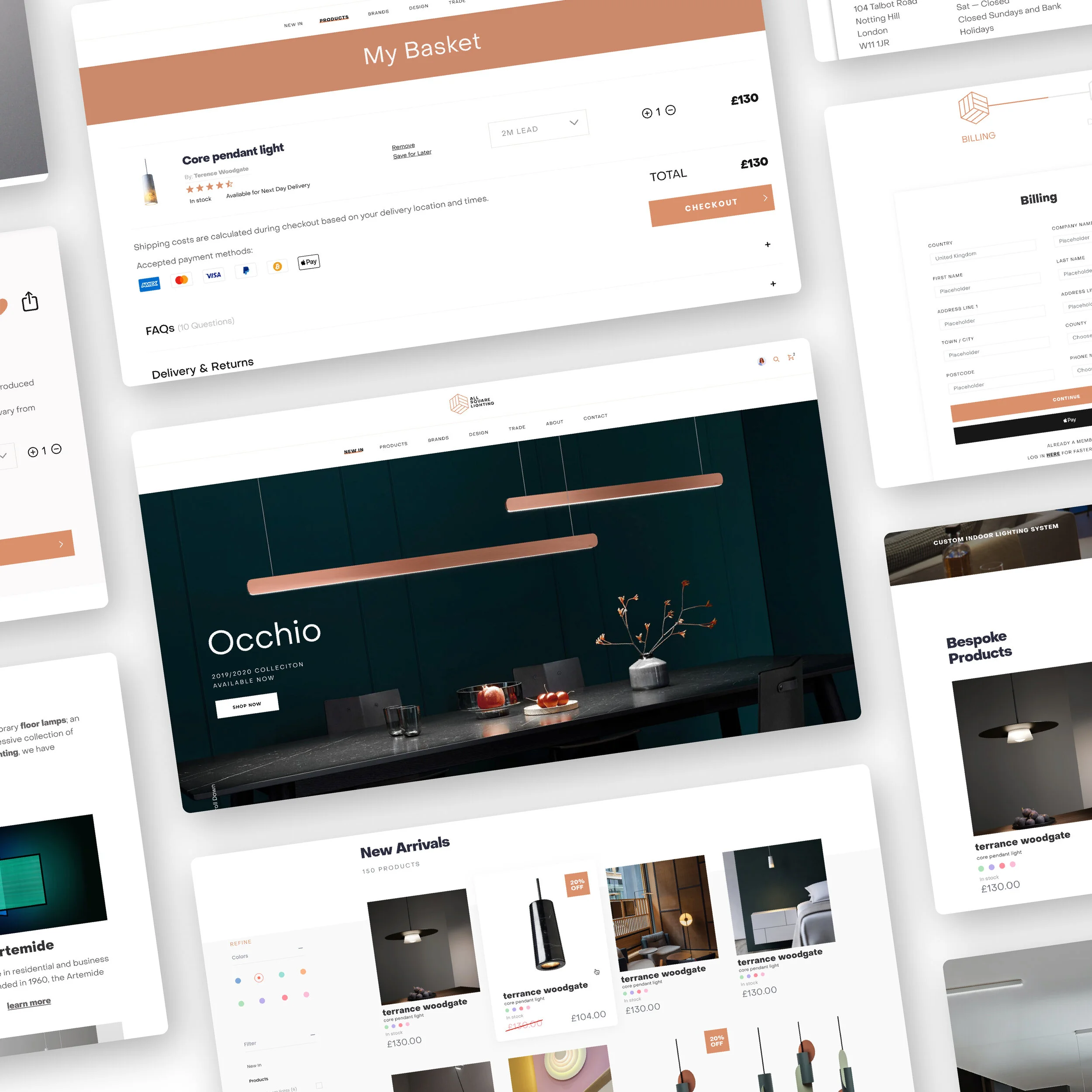 All Square Lighting - UNBXD | Creative Digital Agency supporting image