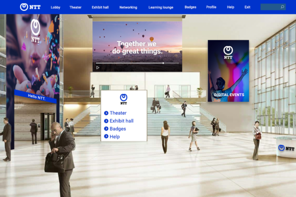 Virtual event space