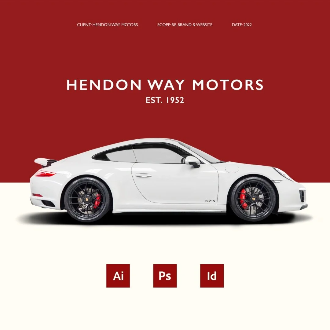 Designing a fresh look for Hendon Way Motors 