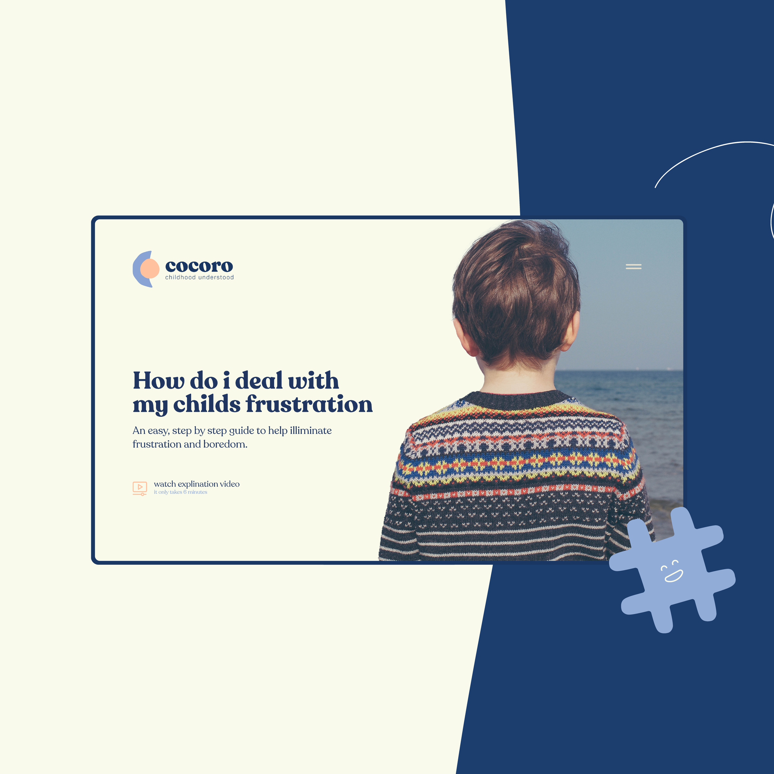 Branding &amp; Web Transformation for Child Consultancy Platform, 'Cocoro'