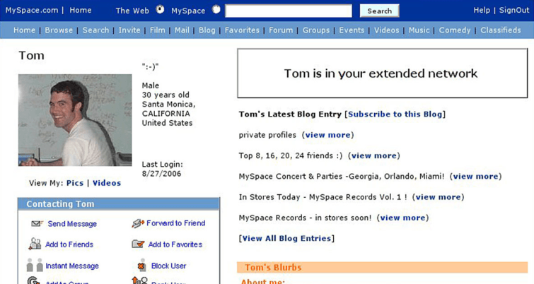LinkedIn Founder, and your first MySpace friend, Tom.